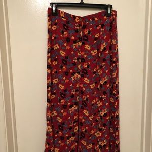 & Other Stories Flower print Midi Skirt